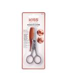 Kiss New York Mustache Beard Scissor Comb Combo Set for Safe Trimming and Grooming - Travel-Friendly Size - Buy Online on GoSupps.com