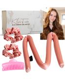 Klara Faire 100% Silk Heatless Hair Curlers - Rose Gold | 22MM Mulberry Silk Curling Rod Headband with Hair Ties & Clip - Buy Online on GoSupps.com