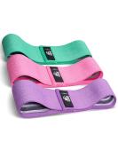 CFX Resistance Bands Set - Non-Slip Design for Hips & Glutes - 3 Levels for Women and Men - Home Fitness Booty Bands for Yoga & Pilates - Buy Online on GoSupps.com