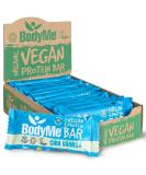 Buy Bodyme Bio Vegan Protein Bar - Roh Chia Vanilla | 12 x 60g | Gluten-Free | 16g Complete Vegan Protein | 3 Proteins & All Essential Amino Acids - Perfect Fitness Snack - Buy Online on GoSupps.com