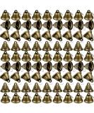 100-Piece Vintage Bronze Jingle Bells with Hooks - 1.5 x 1.57 Inch for Christmas Crafts, Wind Chimes, Wedding Decor & More - Buy Online on GoSupps.com