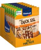 Vita Power Duck Meat Strips XXL - Healthy Dog Snack with Lean Duck Meat | Sugar & Grain Free - 8x200g Pack - Buy Online on GoSupps.com