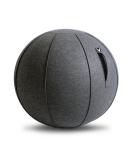 Vivora Luno Exercise Ball Chair, Felt, Standard Size (22 to 24 inches), for Home Offices, Balance Training, Yoga Ball Anthracite - Buy Online on GoSupps.com