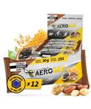 Aerobee energy bar - unique power bar made of honey peanut & cocoa 12x50g - oat bar without sugar ideal endurance and energy bars hiking food or meal replacement bar for the office honey peanut & cocoa (12 pieces) - Buy Online on GoSupps.com
