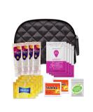 Women's On-The-Go Feminine Care Travel Kit - Popular Brands You Trust - Buy Online on GoSupps.com