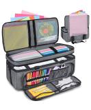 Double-Layer Cricut Maker Carrying Case with Cover - Grey | Fits Explore Air, Air 2, Maker, Maker 3 | Cutting Mat Pocket | Organization & Storage Bag - Buy Online on GoSupps.com