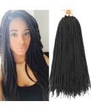Goddess Box Braids Crochet Hair 18 Inch 7 Packs Prelooped Jumbo Braiding Hair for Black Women - 1B - Buy Online on GoSupps.com