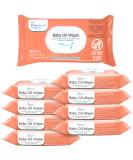 Buy Pharma-C Baby Oil Wipes - 540 Count | Enriched with Almond Sunflower Oils Aloe & Vitamin E | Gentle & Moisturizing for Baby's Skin - International Shipping Available - Buy Online on GoSupps.com