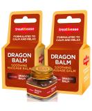 SOL 2pk Dragon Balm 60g Tiger Red Balm Massage Balm Rub Heat Rub for Pain Relief Muscle Rub Headache Balm Cream for Back Pain Neck & Shoulder Rub Oriental Balm + SOL Sticker - Buy Online on GoSupps.com