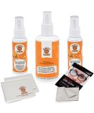 Happy Clean 1-Year Package | Premium Glasses Cleaner | Special Formula for Plastic & Reflective Surfaces | Strip-Free Silicone & Alcohol-Free | Eco-Friendly 100% Biobasis - Buy Online on GoSupps.com