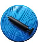 Blue 34cm Air Stability Wobble Cushion with Pump - Balance Disc for Sensory Wiggle Seat - Buy Online on GoSupps.com