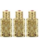 SHERCHPRY 3pcs Metal Essential Oil & Perfume Spray Bottles | Mini Travel Containers for Aromatherapy & Makeup | Elegant Oud & Arabic Perfume Bottle Set - Buy Online on GoSupps.com