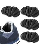 Sibba Heel Cushion Inserts - 4 Pairs of Black High Heel Pillows & Shoe Protectors for Comfort & Support | Ideal for Men & Women - Buy Online on GoSupps.com