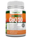 CoQ10 200mg - High Absorption Ubiquinone Capsules | Extra Strength Coenzyme Q10 | 120 Capsules - 4 Month Supply - Buy Online on GoSupps.com