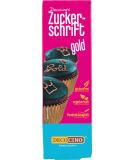 Decocino Gold Sugar Script in Practical Tube | Ideal for Cake Fondant & Glaze Decoration - Perfect for Cakes & Cupcakes - Shop Internationally! - Buy Online on GoSupps.com