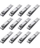 12-Piece Stainless Steel Nail Clipper Set - Fingernail & Toenail Cutter for Men & Women - Buy Online on GoSupps.com