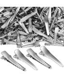 200 Pack 1.2 Inch Silver Metal Alligator Hair Clips for Women and Girls - Duckbill Hair Pins with Teeth for Hair Care Accessories - Buy Online on GoSupps.com
