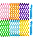 30-Piece No Heat Curly Winder Kit | Heat-Free Spiral Curler for Long Hair | Includes 2 Styling Hooks - Buy Online on GoSupps.com