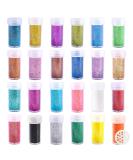 Extra Fine Glitter Set - 24 Vibrant Colors for Body Nail Makeup & Crafts | Ideal for Cosplay Slime Tumblers & DIY Projects - Buy Online on GoSupps.com