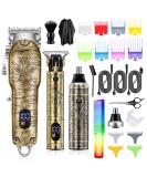 Professional Hair Clipper for Men | Electric T-Blade Trimmer & Beard Grooming Kit - Cordless Rechargeable Hair Cutting Tool - Buy Online on GoSupps.com