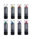 Holographic Glitter Lipstick Set - 8 Vibrant Colors | Moon Glitter - 5g Each | International Shipping Available - Buy Online on GoSupps.com