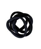 Extra Large Black Jersey Hair Ties - Elastic | Durable & Stylish for All Hair Types | International Shipping Available - Buy Online on GoSupps.com