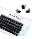 D Curl Cluster Lashes 16mm - Reusable Soft Individual Eyelash Extensions - Wispy 0.07mm Wide Stem Clusters (FD-B-0.07-D-16) - Buy Online on GoSupps.com