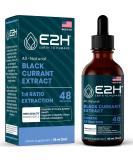E2H Natural Black Currant Extract | Cold Pressed Seed Oil with Omega 6 GLA | Immune System Support | Fast Absorbing Liquid | 2 Fl Oz - Buy Online on GoSupps.com