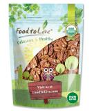 Organic Pecan Halves, 1.5 Pounds  Non-GMO, Kosher, Raw Pecan Nuts, Unsalted, Vegan, Kosher, Shelled, Sirtfood, Bulk. Good source of Calcium, and Zinc. Great for Pecan Pie, Salads, and Trail Mixes. 1.5 Pound (Pack of 1) - Buy Online on GoSupps.com