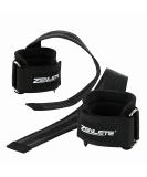 Zenlete Profi 2in1 Train Aid Wrist Bandages - Optimal Lifting Straps for Bodybuilding Weightlifting & Strength Training - Fitness Gear for Men & Women - Black - Buy Online on GoSupps.com