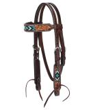 Turquoise Cross Beaded Pony Headband & Halter - Stylish & Unique E-commerce Gift - Buy Online on GoSupps.com