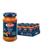 Buy Barilla Red Pesto Rosso - Pack of 12 (12x200g) | Gourmet Italian Sauce for Pasta & More - Buy Online on GoSupps.com