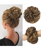 Buy Fine Hair Part with Rubber Band - Large Dutt Hair Tubes Chocolate Brown & Caramel Blonde Synthetic Hair Extensions for Women & Girls - 55g - Buy Online on GoSupps.com