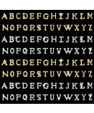 104pcs Rhinestone Letters Nail Studs - Gold & Silver 3D Alphabet Charms for DIY Manicure & Nail Art - Women's Jewelry Making Crafts - Buy Online on GoSupps.com