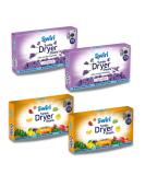 Set of 4 Scented Tumble Dryer Sheets - Lavender and Tropical | 35 Sheets Each | 140 Total - Buy Online on GoSupps.com