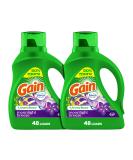 Gain + Aroma Boost Laundry Detergent Liquid Soap Moonlight Breeze Scent 45 Loads 65 Fl Oz Pack Of 2 He Compatible Laundry Detergent Liquid 65 ounce 2 pack - Buy Online on GoSupps.com