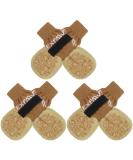 Expavloric Anti-Slip Dog Paw Protection | Adjustable Straps & Better Traction for Wooden Floors | Soft Elastic Fabric - Beige XS - Buy Online on GoSupps.com