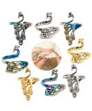 J.CARP 8 Pcs Adjustable Knitting Crochet Loop Ring  Braided Knitting Ring Yarn Guide Finger Holder for Mother Grandma Thanksgiving Presents 8pcs - Buy Online on GoSupps.com