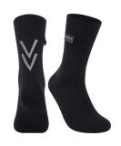 Randy Sun Merino Wool Waterproof Hiking Socks - Lightweight & Breathable - 1 Pair Black - Buy Online on GoSupps.com