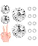 4-Piece Acupressure Ball Set + 10 Magnetic Finger Rings - Stress Relief & Massage Tools for Ultimate Relaxation - Buy Online on GoSupps.com