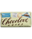 Chocolove Pure Milk Chocolate Mini Bars - 1.3 oz (Pack of 12) | Smooth, Delicious Treats - Buy Online on GoSupps.com
