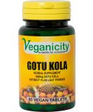 Veganicity Gotu Kola 600mg : Women's Health Herbal Supplement - 60 Tablets in a Planet-Friendly 99% Recycled Pot - Buy Online on GoSupps.com