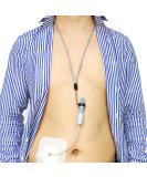 PD Catheter Lanyard Peritoneal Dialysis Holder Adjustable Length Secure Necklace Belt Accessories Women Men (2PCS Lanyards + 4PCS Silicone Rings) Gray - Buy Online on GoSupps.com