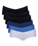 Intimate Portal Maternity Knickers 6-Pack | Pregnancy & Postpartum Underwear | Cotton Cradle Briefs | Midnight Shore Colorway - Buy Online on GoSupps.com