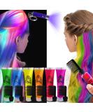 Glow in the Dark Temporary Hair Dye - Kids Hair Color for Parties | Super Hair Chalk for Girls - Buy Online on GoSupps.com