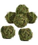 6PCS Rabbit Chew Ball Timothy Grass Toys for Small Animals - Ideal for Bunny Rabbits, Hamsters, Guinea Pigs, Gerbils - Buy Online on GoSupps.com