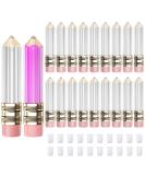 RONRONS 20 Pack 5ml Mini Pencil Lip Gloss Containers with Brush Tip - Refillable and Clear Makeup Bottles for DIY Cosmetics - Buy Online on GoSupps.com