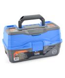 Ready2Fish 136-Piece Fishing Tackle Box Organizer with Included Tackle - 2 Tray Design in Blue - Buy Online on GoSupps.com