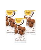 Simple Mills Double Chocolate Almond Flour Crunchy Cookies - Gluten Free, Vegan, Healthy Snacks with Organic Coconut Oil - 5.5 Ounce (Pack of 3) - Buy Online on GoSupps.com