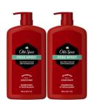 Old Spice Pure Sport 2in1 Shampoo and Conditioner for Men, Twin Pack, Lemon, 58.4 Fl Oz - Buy Online on GoSupps.com